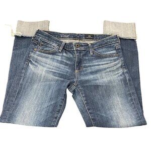 Adriano Goldschmied Women's The Stevie Cuff Jean medium wash size 25